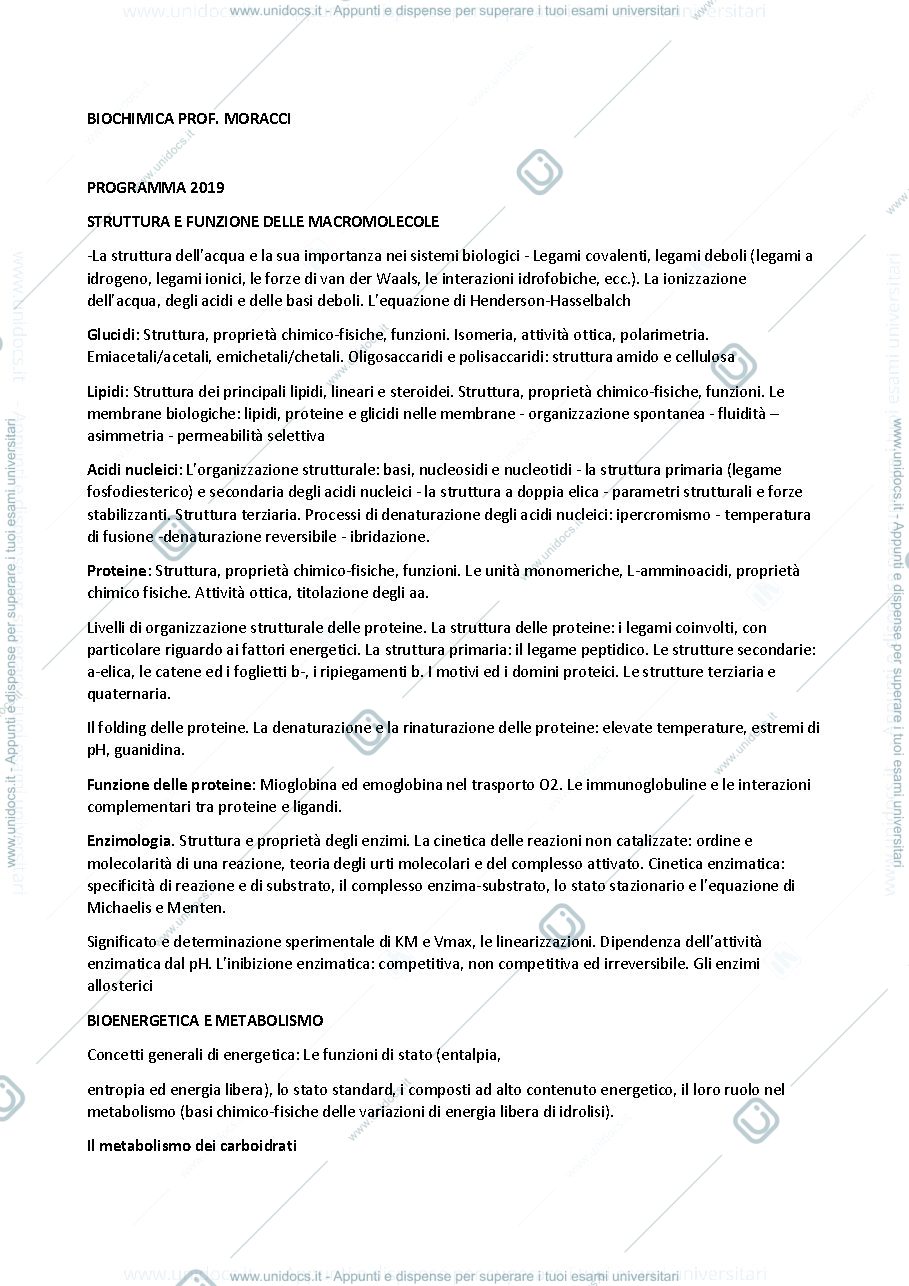 Anteprima pagina 1 — biochimica 
