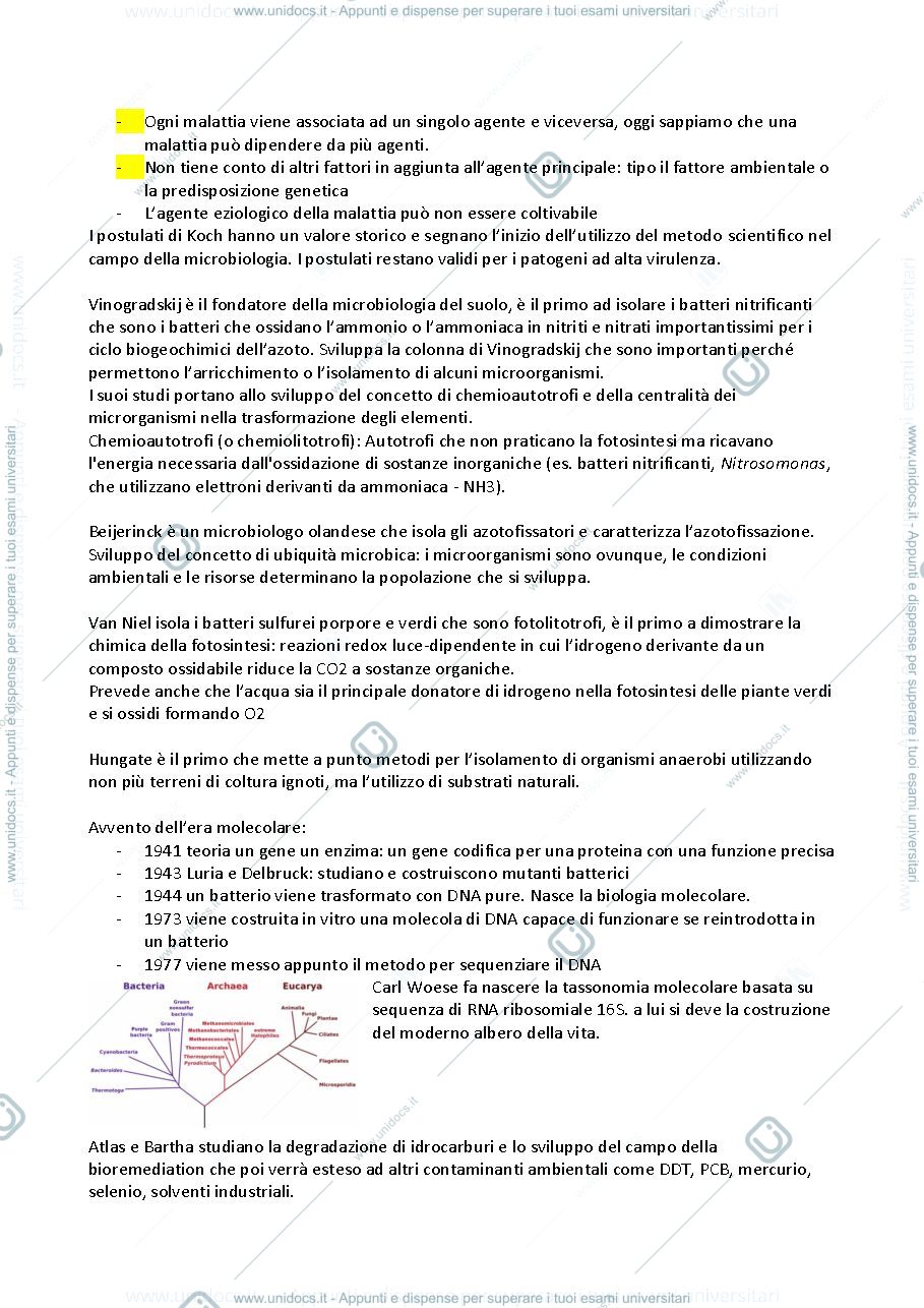 Anteprima pagina 3 — Microbiologia