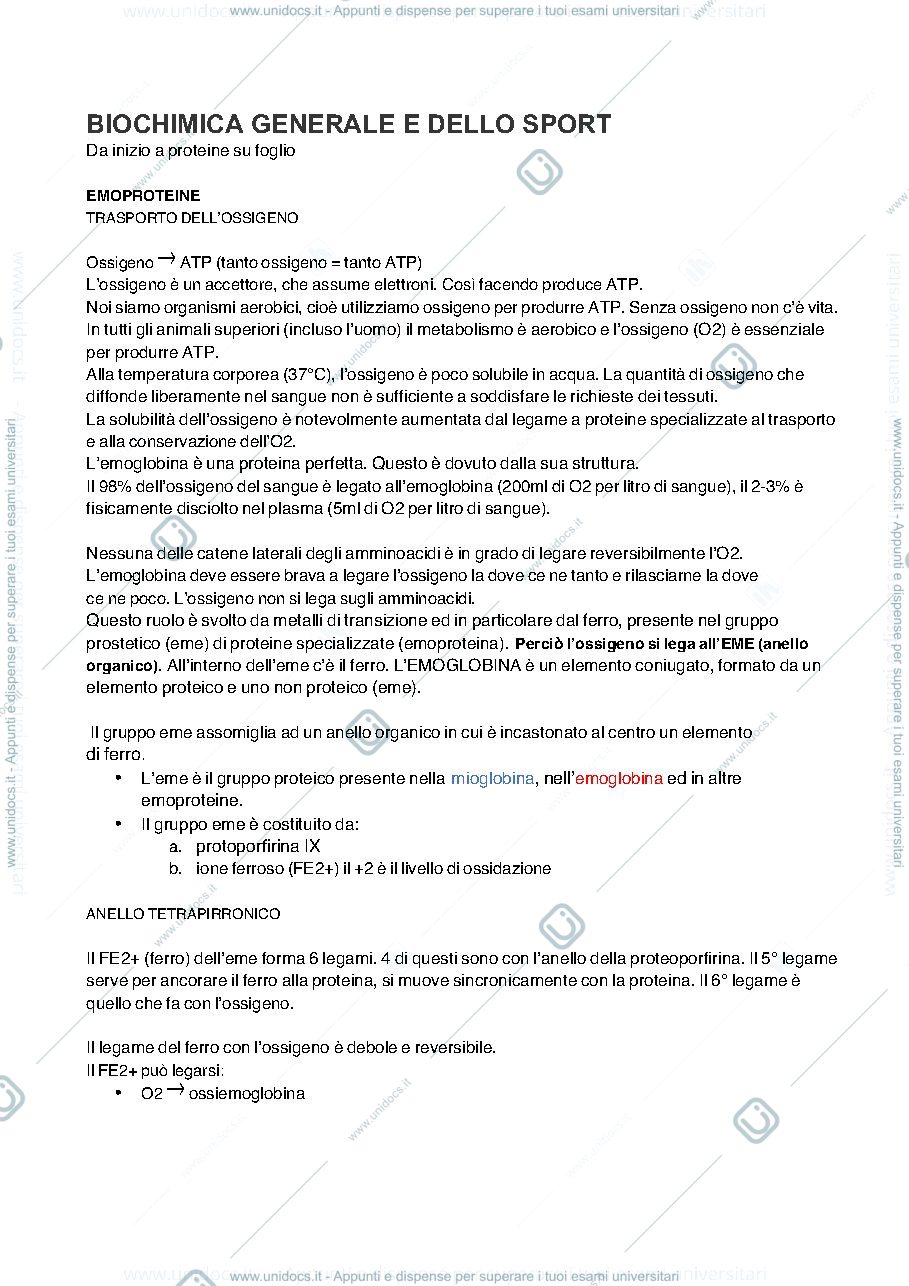 Anteprima pagina 1 — biochimica