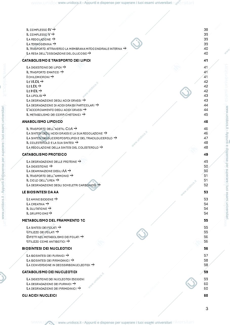 Anteprima pagina 3 — Biochimica generale ed appicata