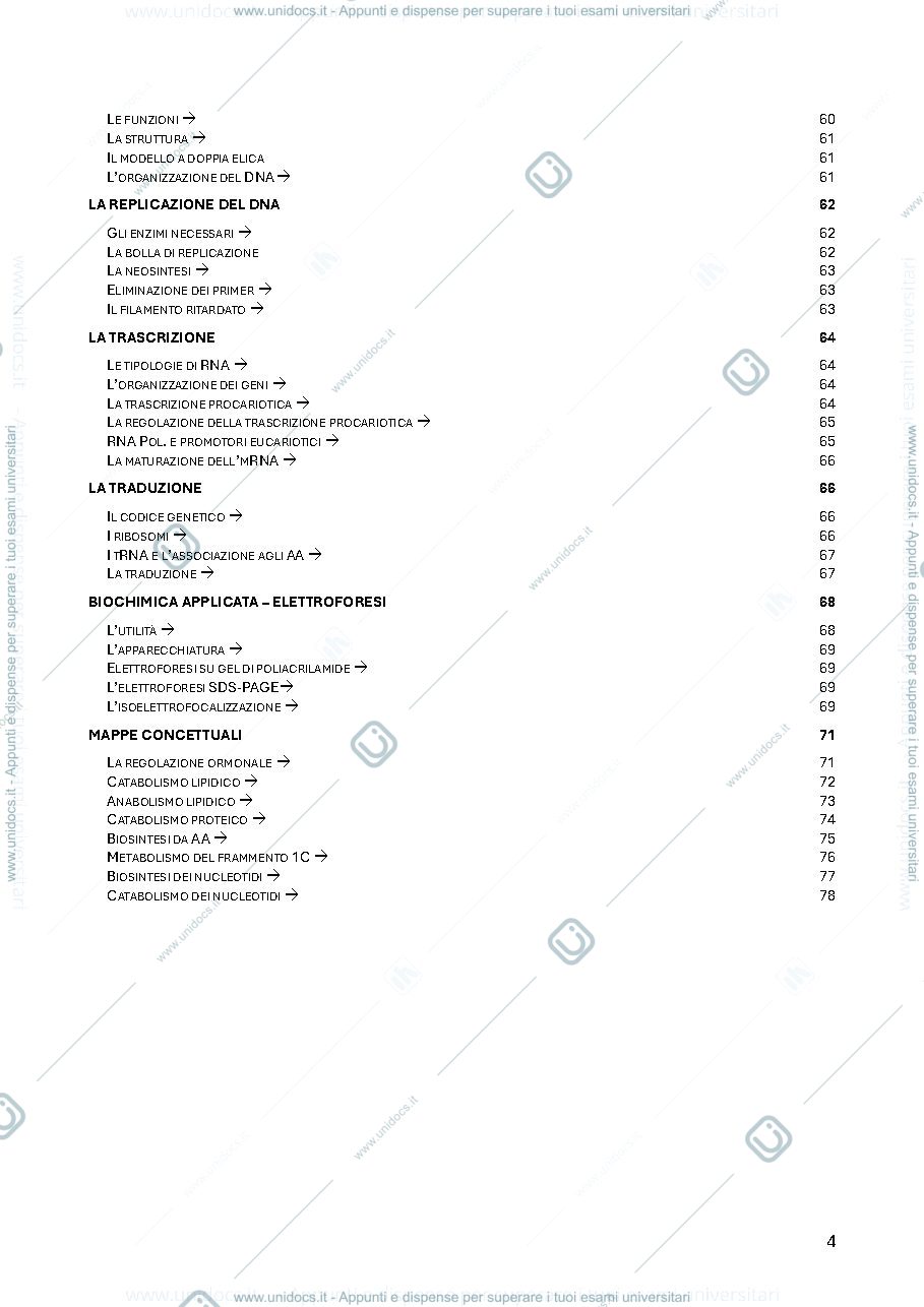 Anteprima pagina 4 — Biochimica generale ed appicata