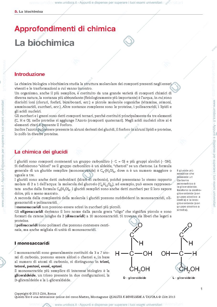 Anteprima pagina 1 — carboidrati