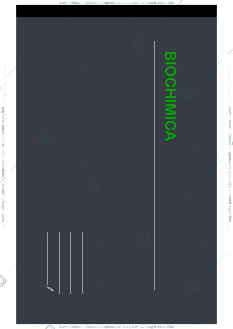 Anteprima pagina 1 — Biochimica 1