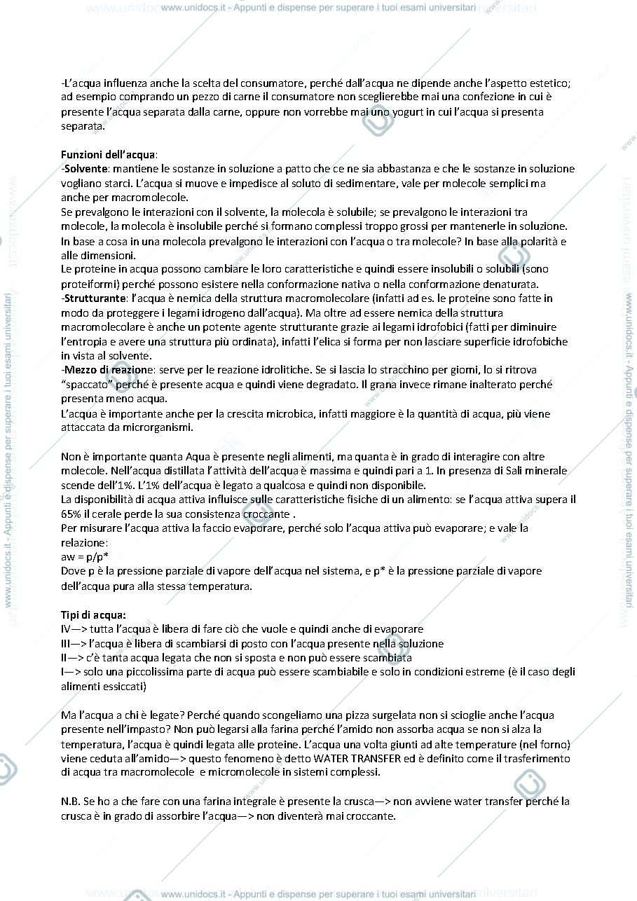 Anteprima pagina 3 — Biochimica alimentare modulo 2
