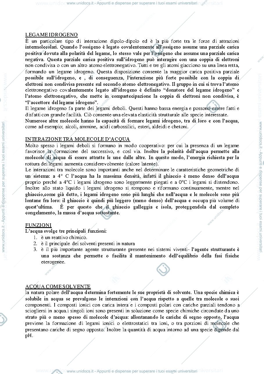 Anteprima pagina 2 — Biochima parte 1 