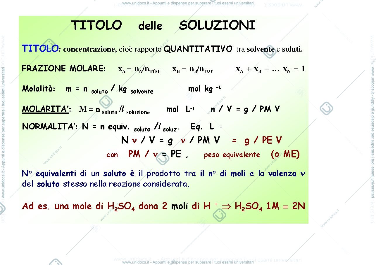 Anteprima pagina 2 — soluzione , equilibrio chimico