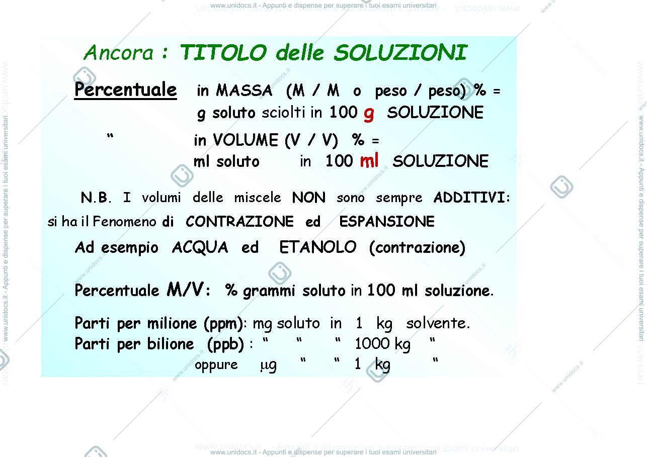 Anteprima pagina 3 — soluzione , equilibrio chimico