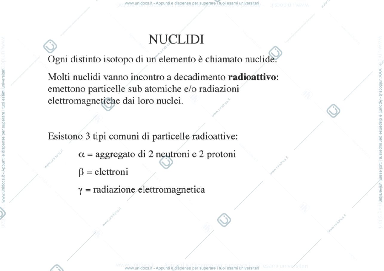 Anteprima pagina 3 — isotopi  , elettrone , mole