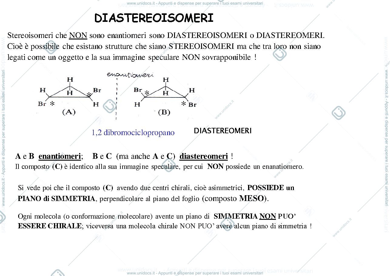 Anteprima pagina 1 — DIASTEREOISOMERI