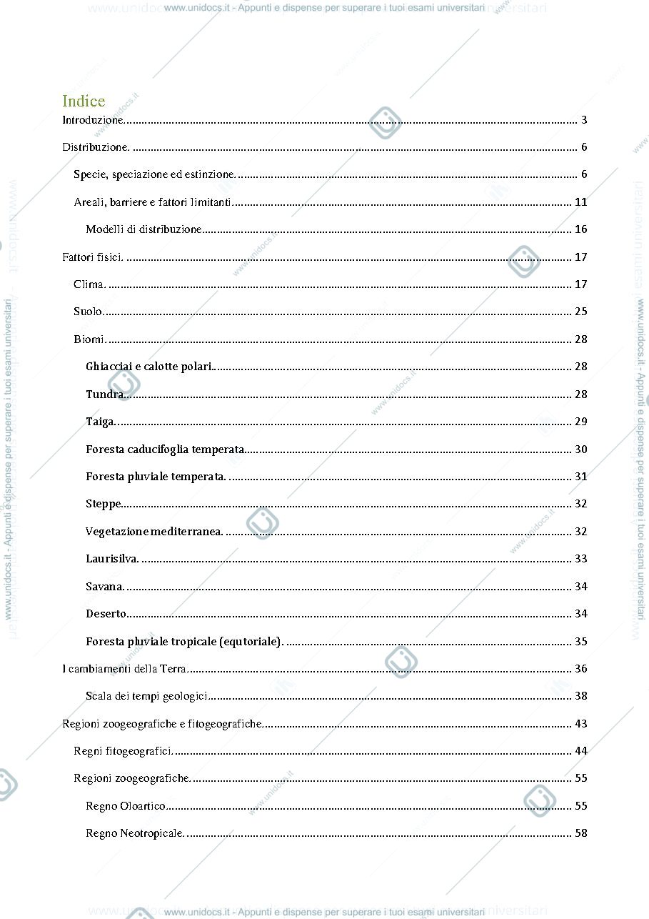Anteprima pagina 1 — Biogeografia