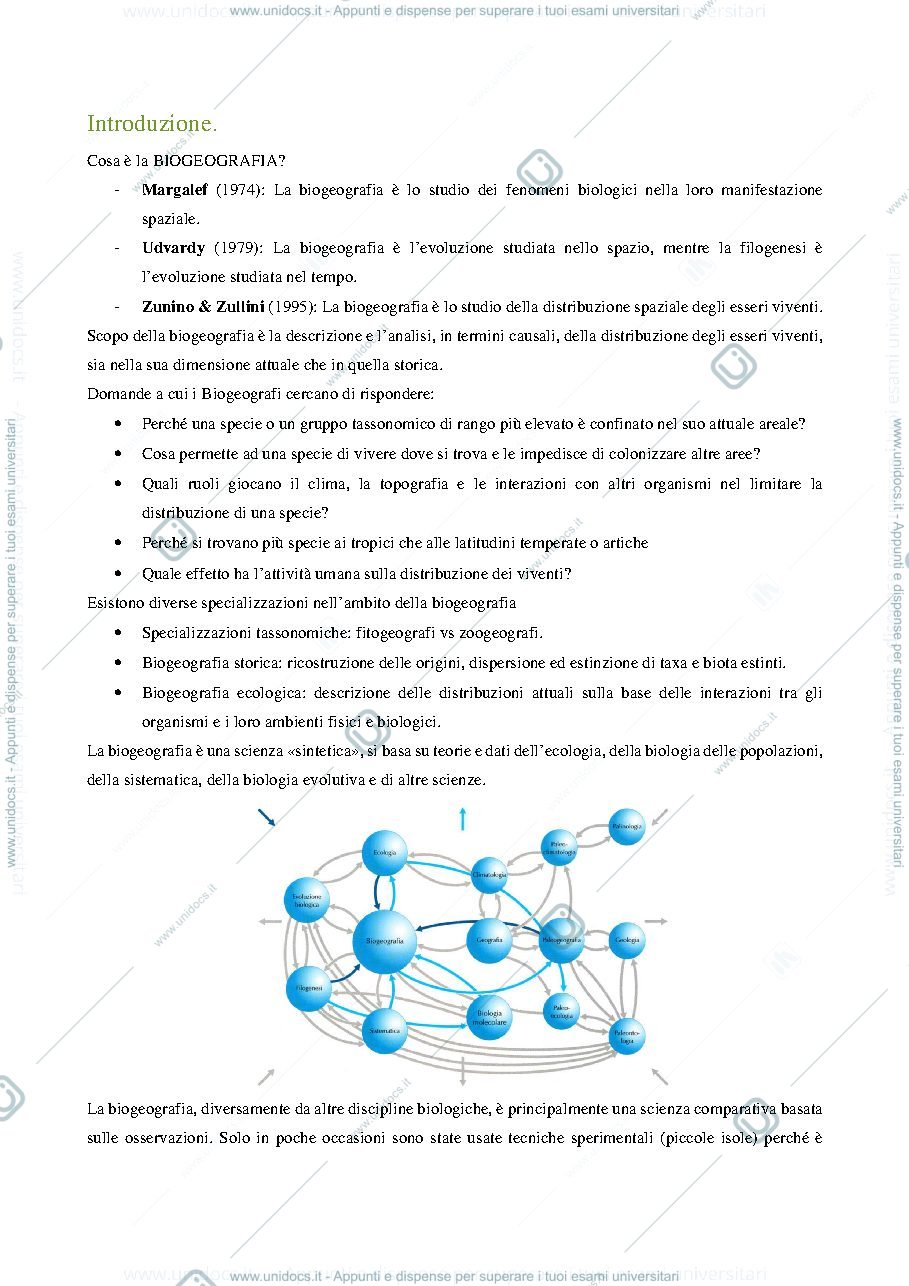 Anteprima pagina 3 — Biogeografia