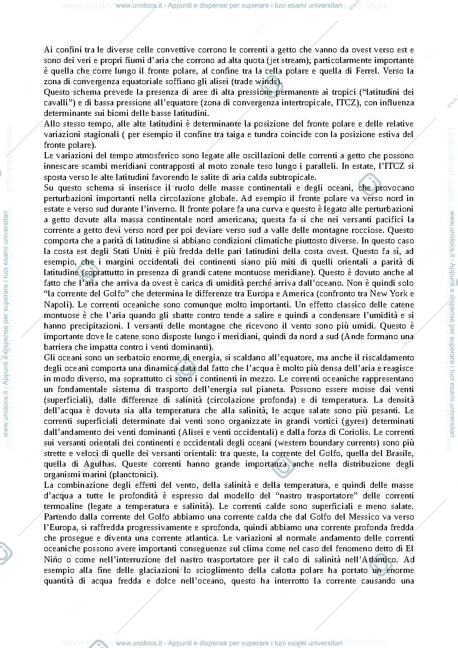 Anteprima pagina 3 — Appunti di Biogeografia