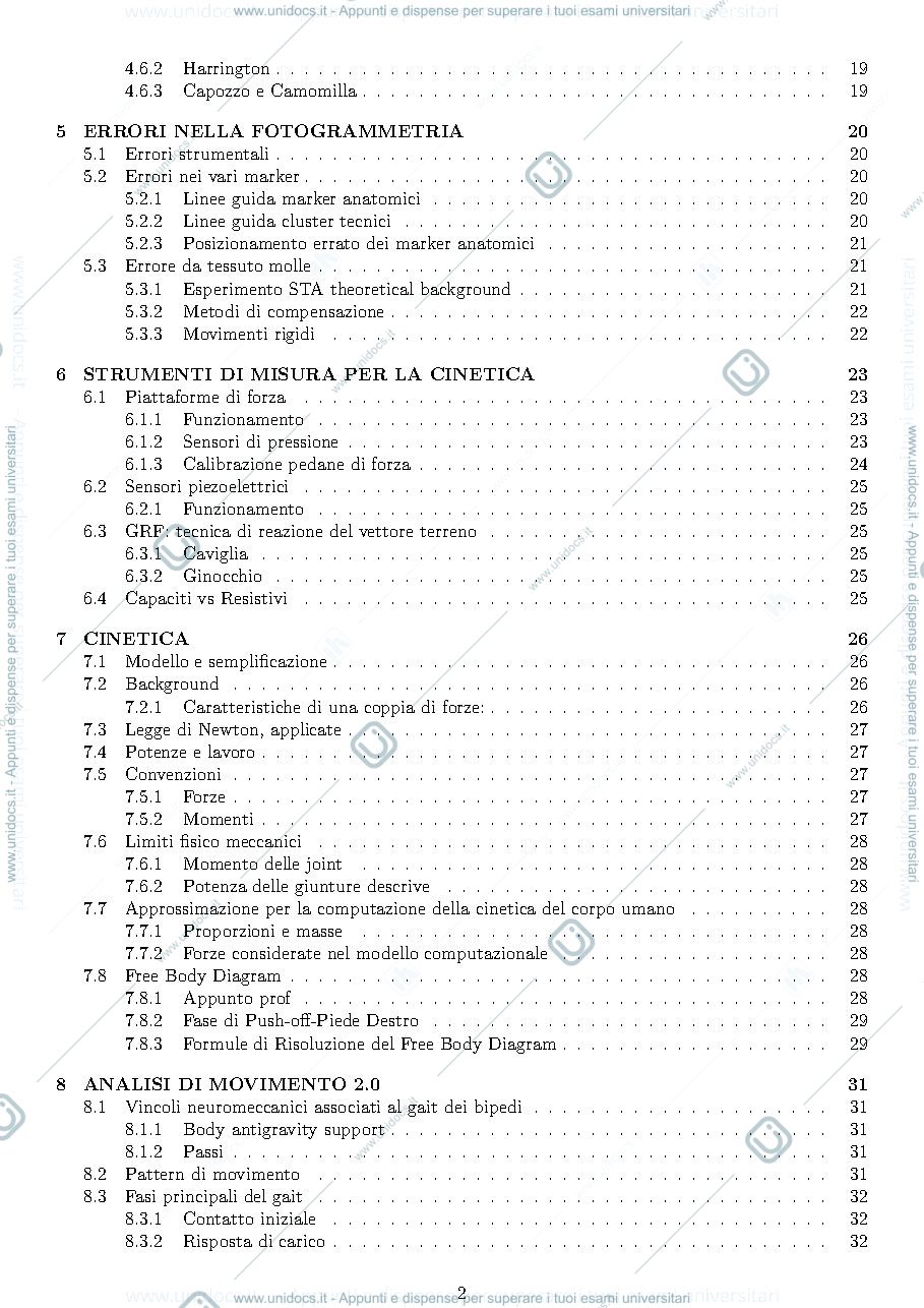 Anteprima pagina 2 — Riassunti di tutto il programma, integrati con i paper