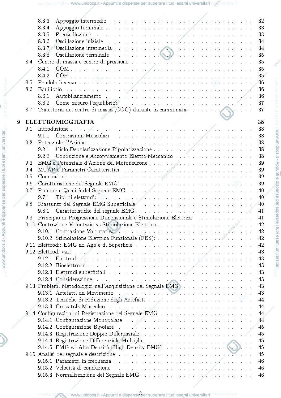 Anteprima pagina 3 — Riassunti di tutto il programma, integrati con i paper