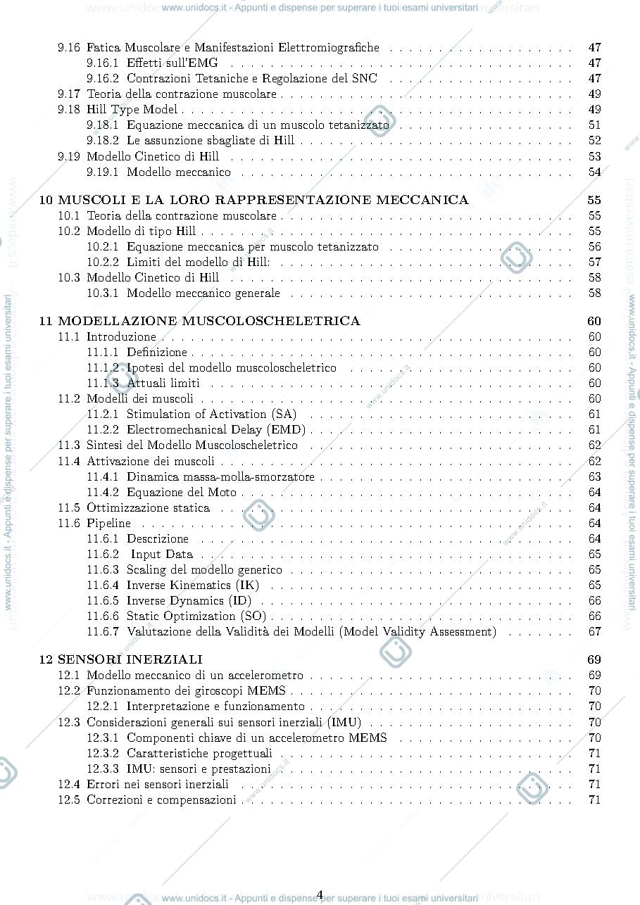 Anteprima pagina 4 — Riassunti di tutto il programma, integrati con i paper
