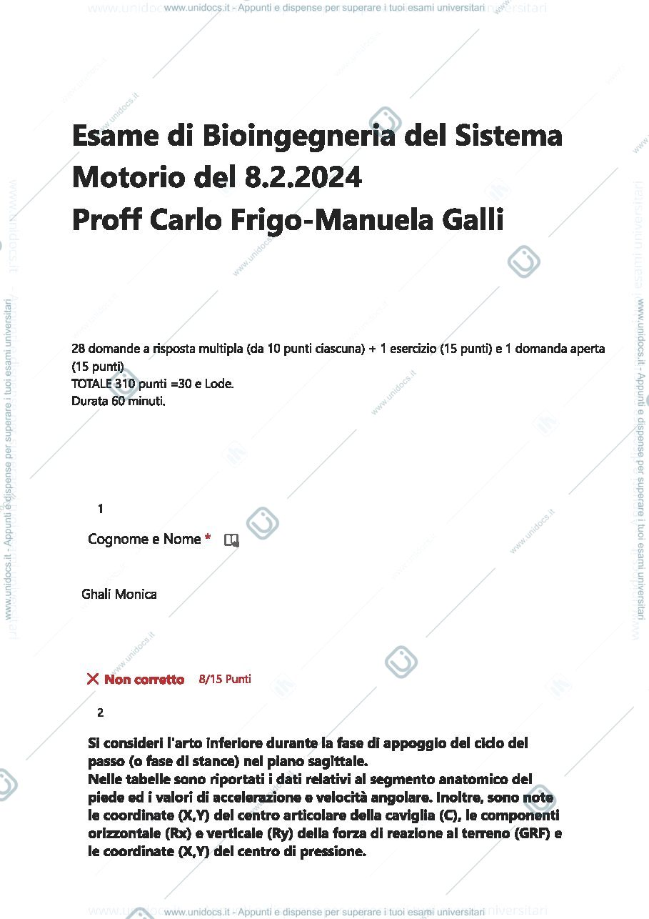 Anteprima pagina 1 — Esame 2024 febbraio