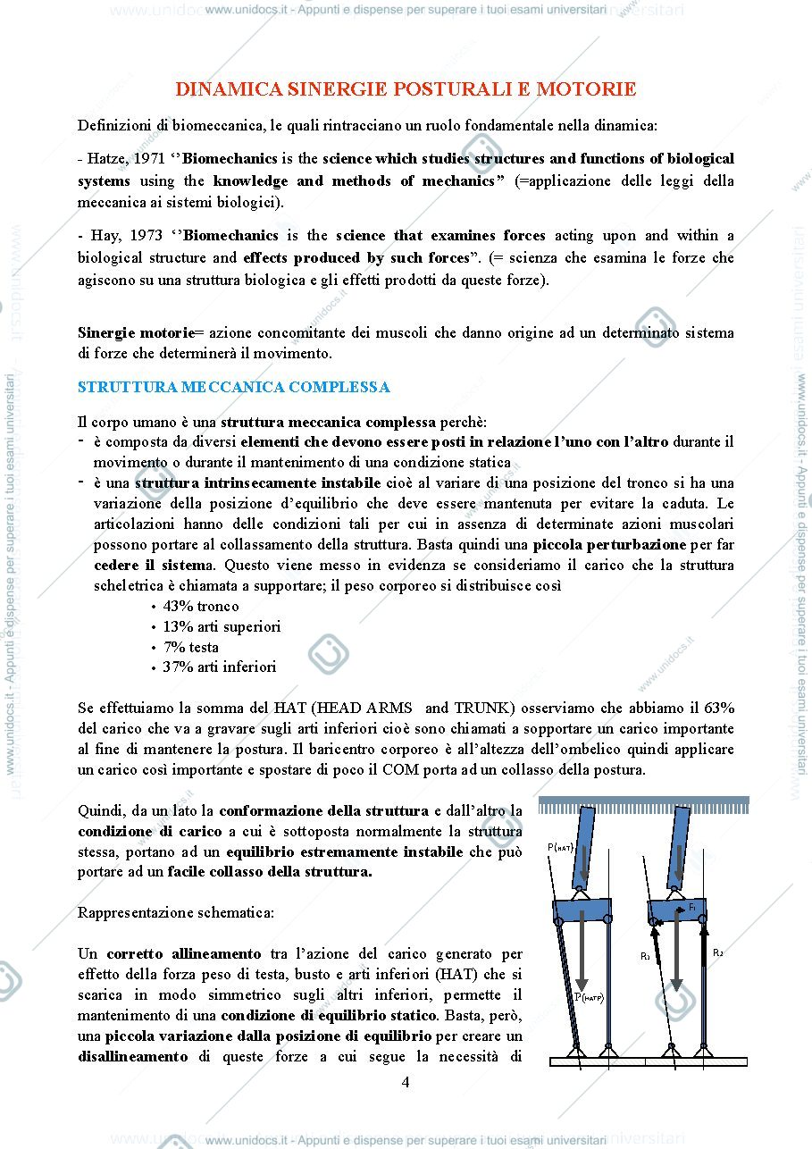 Anteprima pagina 4 — Bioingegneria del sistema motorio