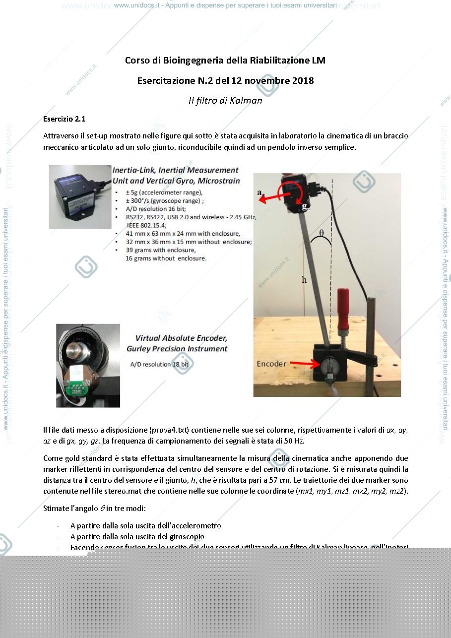 Anteprima pagina 1 — ESERCIZI e tracce ESAME
