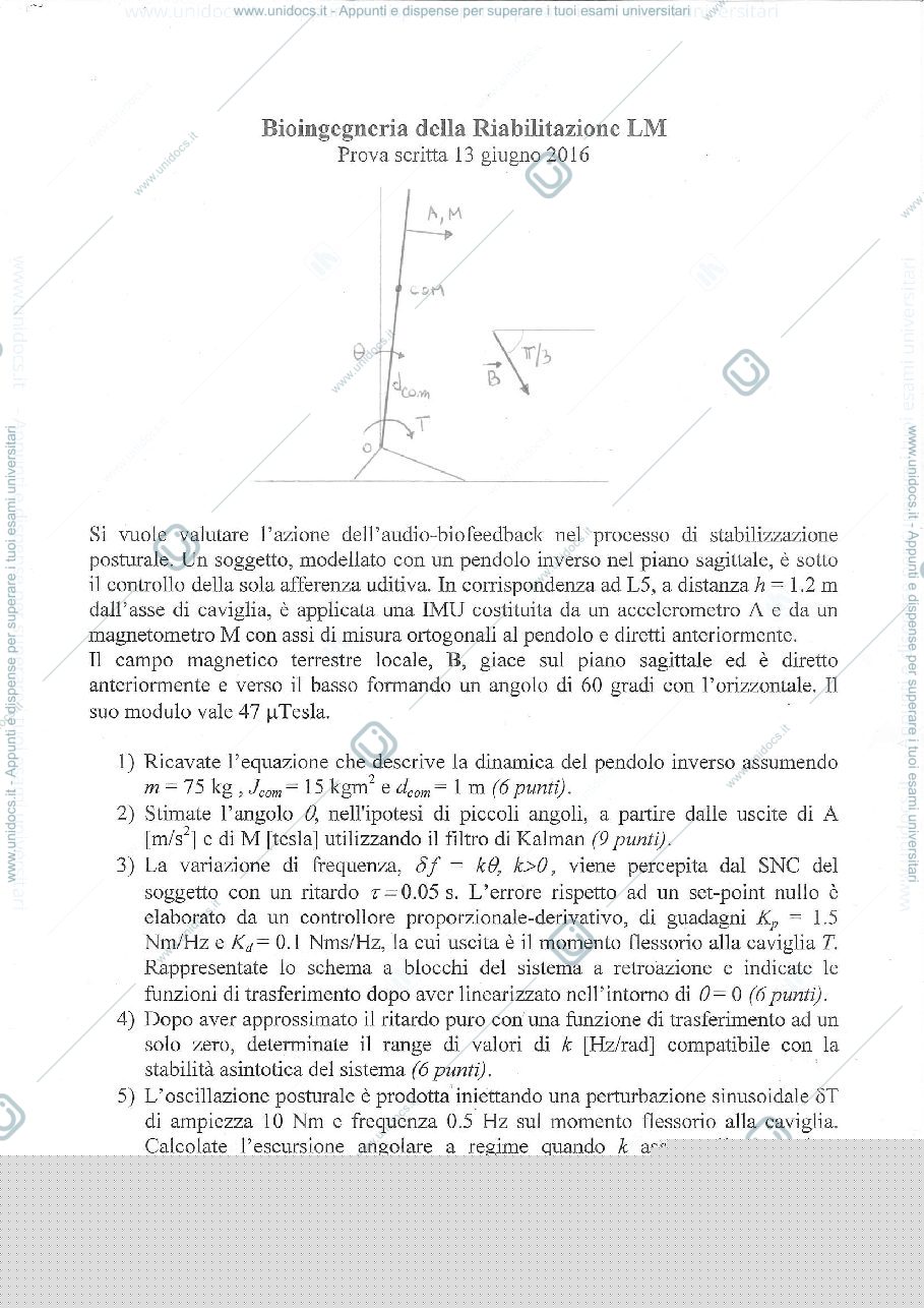 Anteprima pagina 1 — ESERCIZI e tracce ESAME