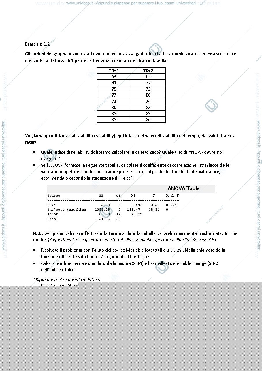 Anteprima pagina 1 — ESERCIZI ESAME