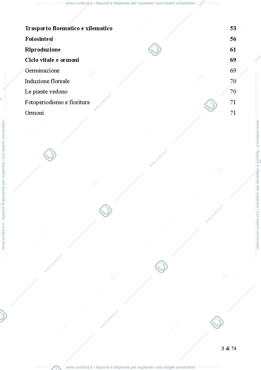 Anteprima pagina 3 — SBOBINA COMPLETA BIOLOGIA VEGETALE CTF