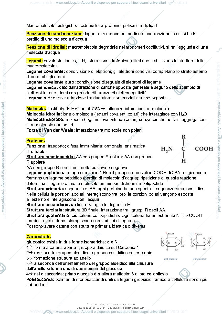 Anteprima pagina 2 — Biologia Animale Costa