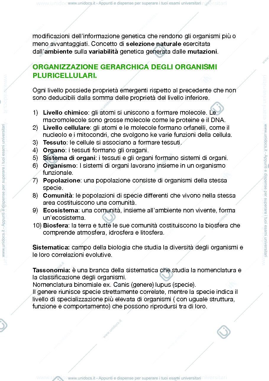 Anteprima pagina 4 — Biologia animale e vegetale 