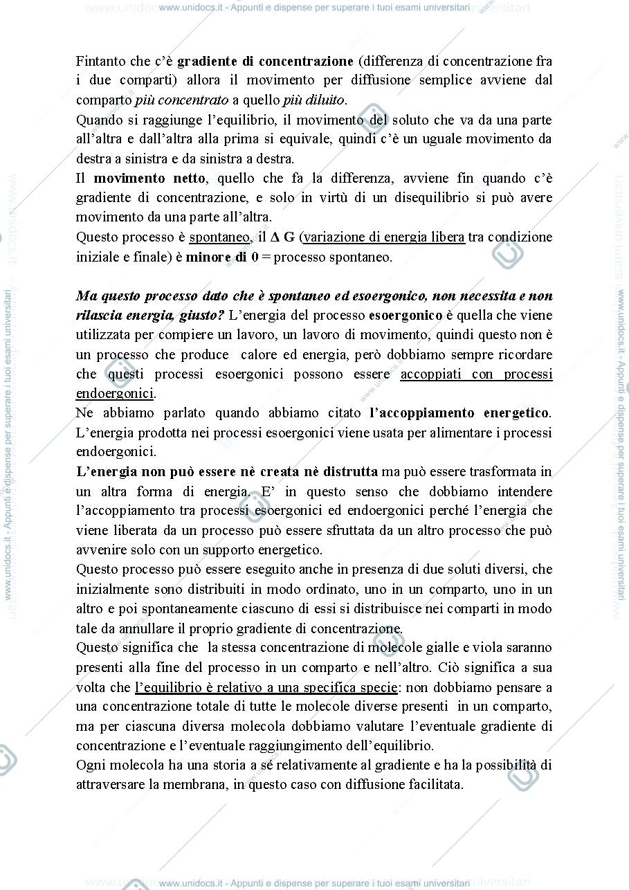 Anteprima pagina 2 — Biologia, lezione 6-MEMBRANA CELLULARE