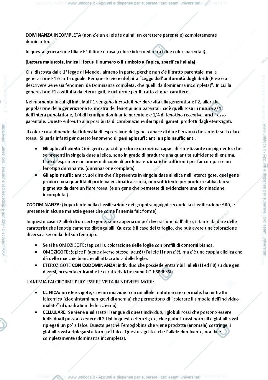 Anteprima pagina 1 — Dominanza incompleta