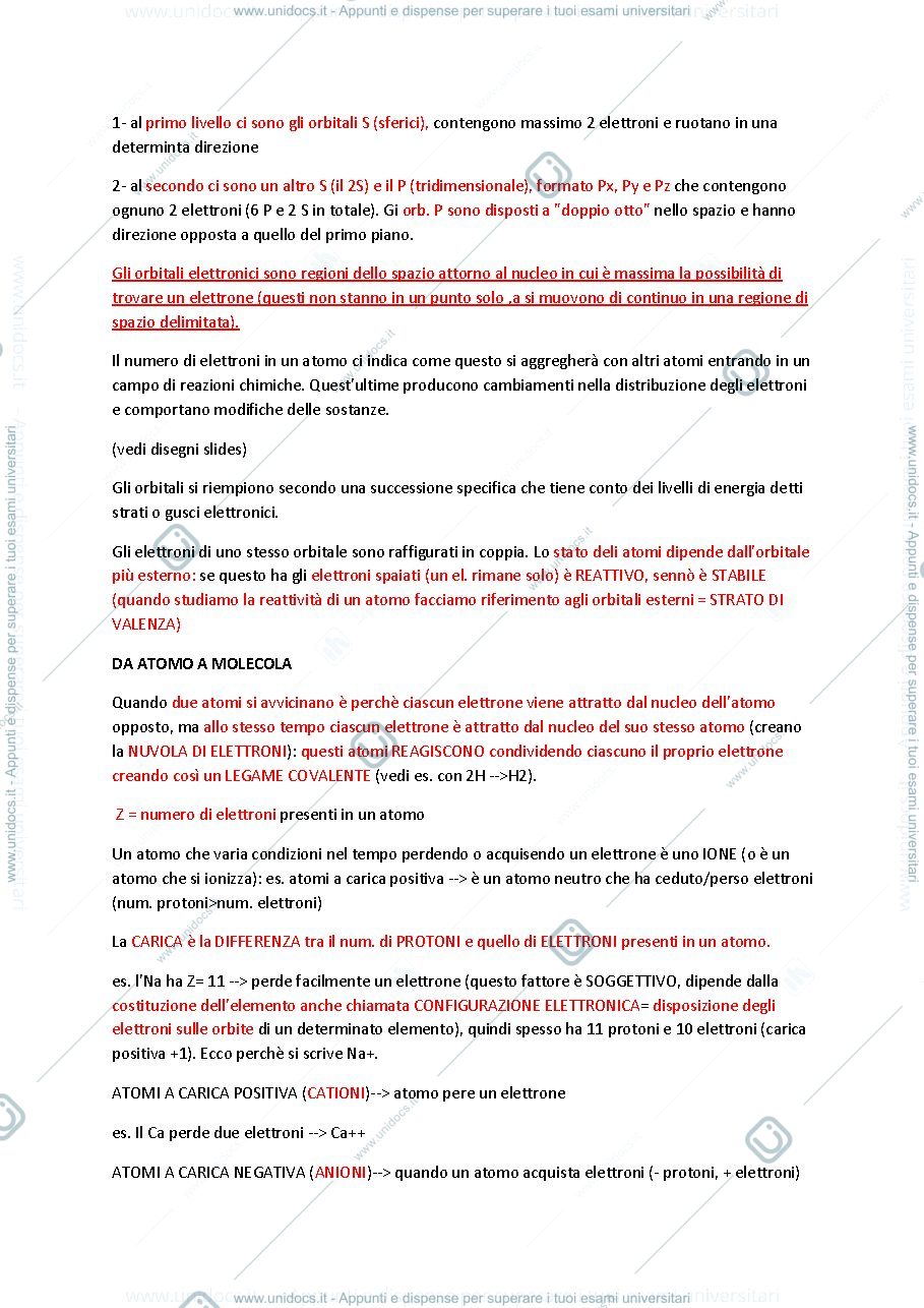 Anteprima pagina 2 — appunti biologia