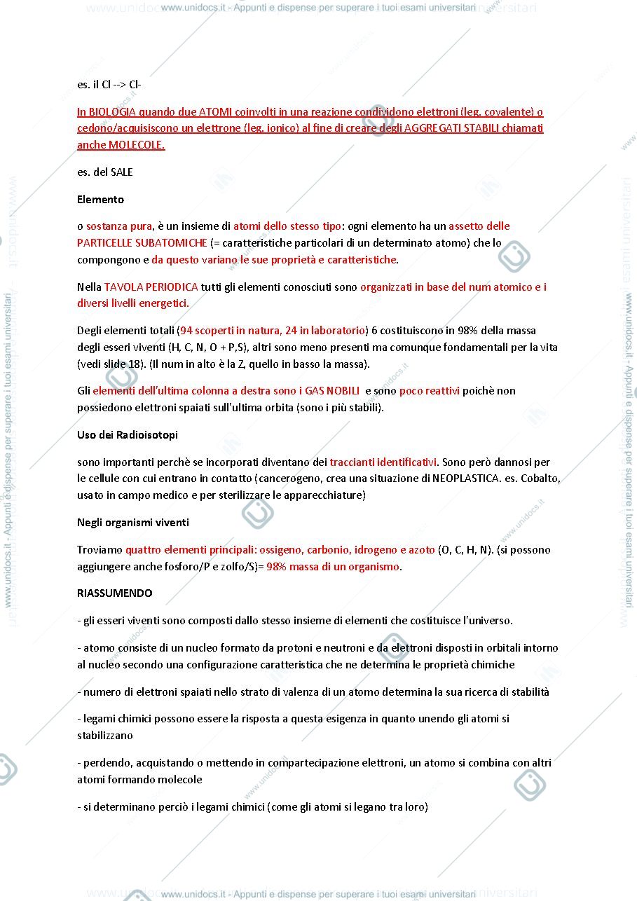 Anteprima pagina 3 — appunti biologia