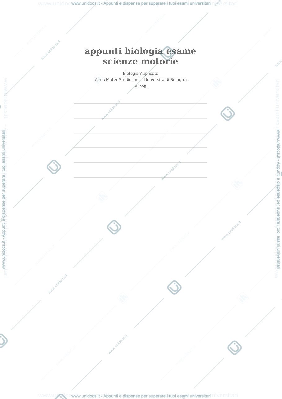 Anteprima pagina 1 — biologia