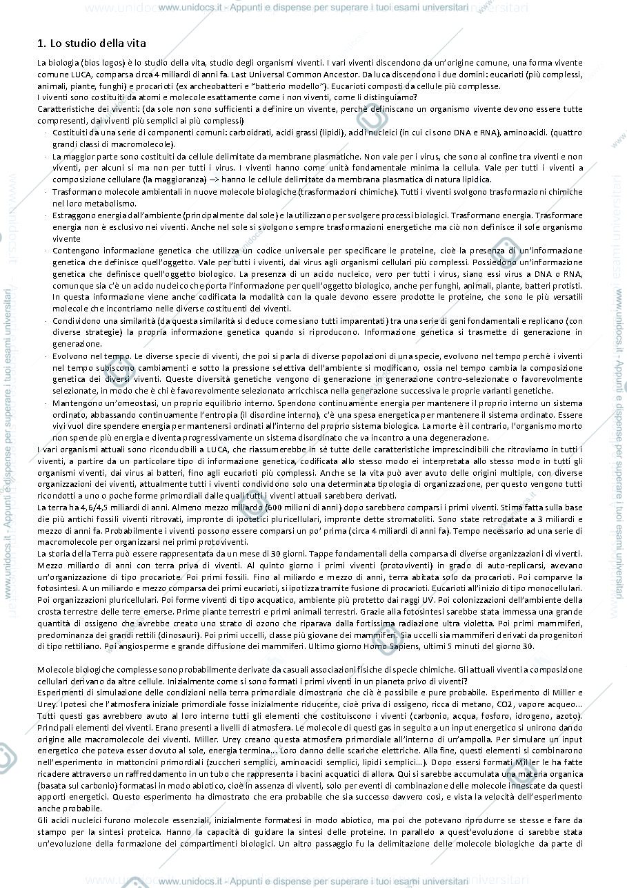Anteprima pagina 1 — Biologia applicata