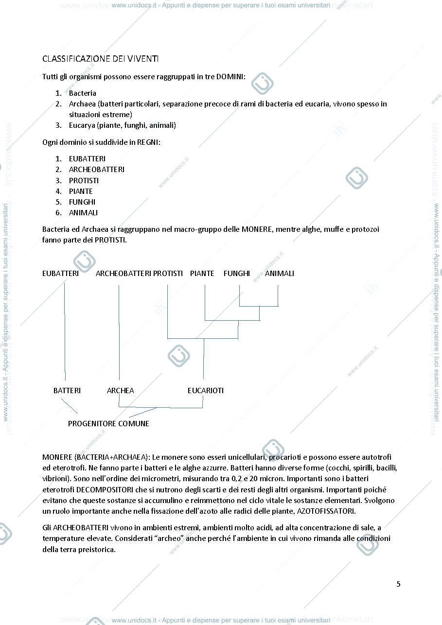 Anteprima pagina 5 — sbobine biologia