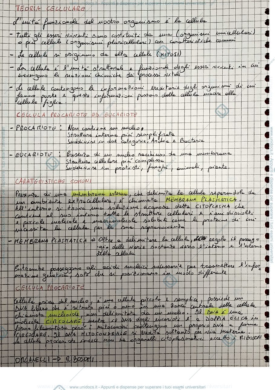 Anteprima pagina 2 — biologia generale
