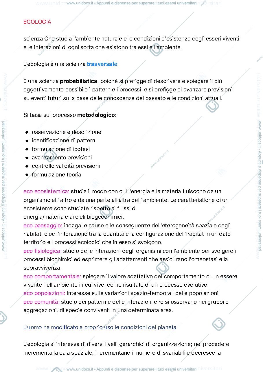 Anteprima pagina 1 — ecologia