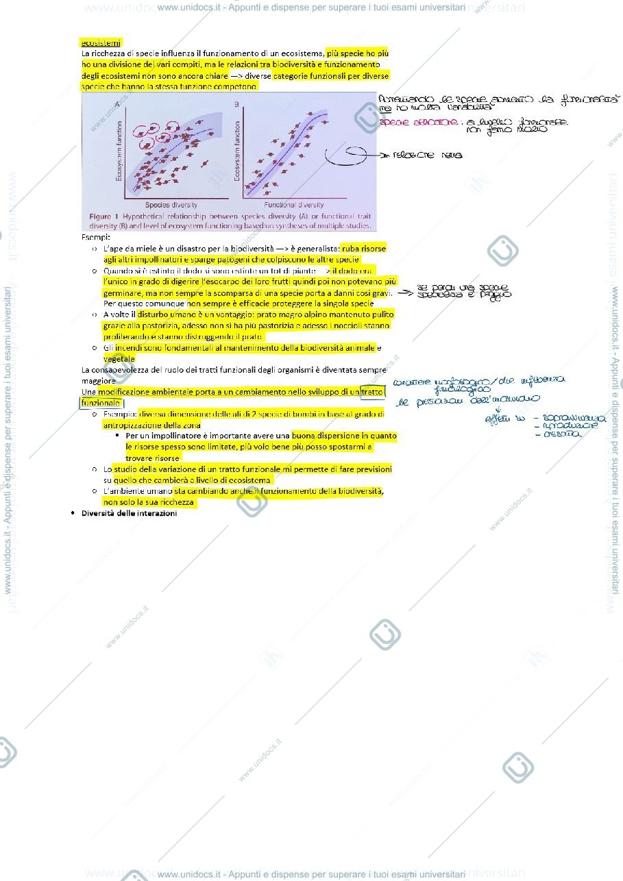 Anteprima pagina 2 — Appunti Biologia delle interazioni animali 