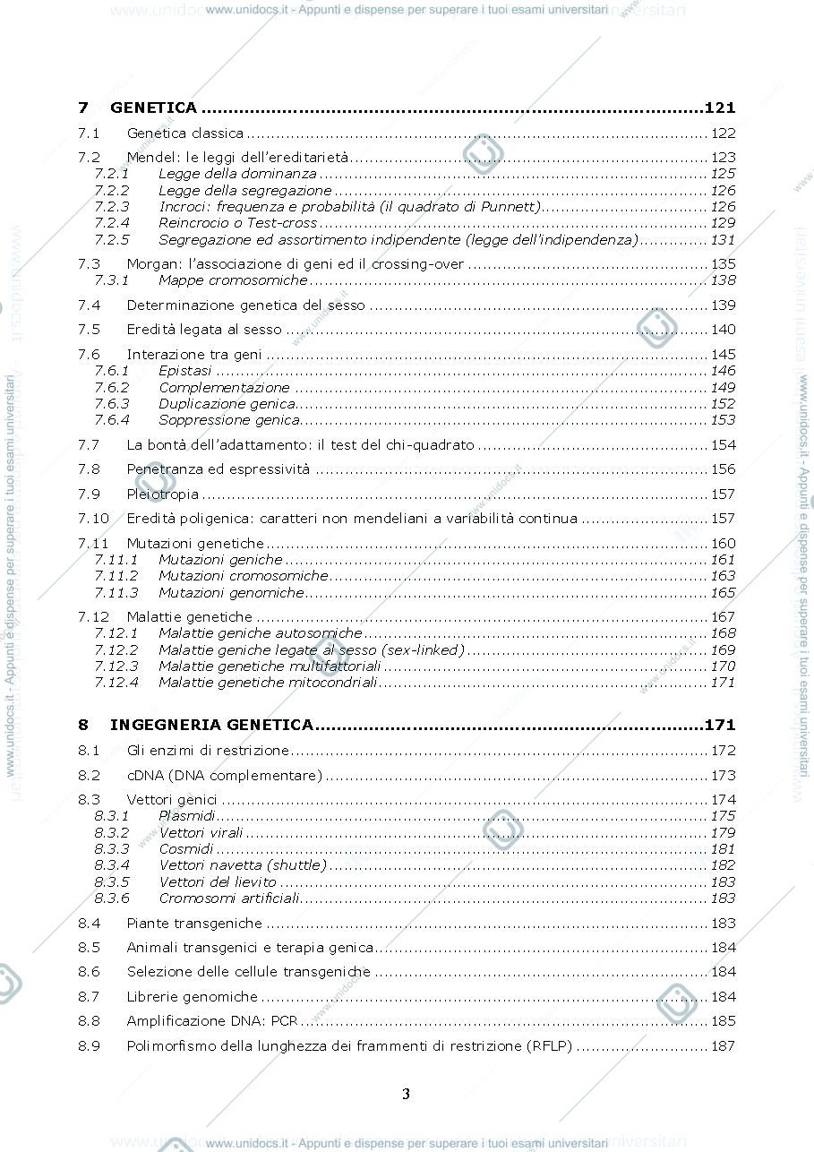 Anteprima pagina 1 — Genetica 
