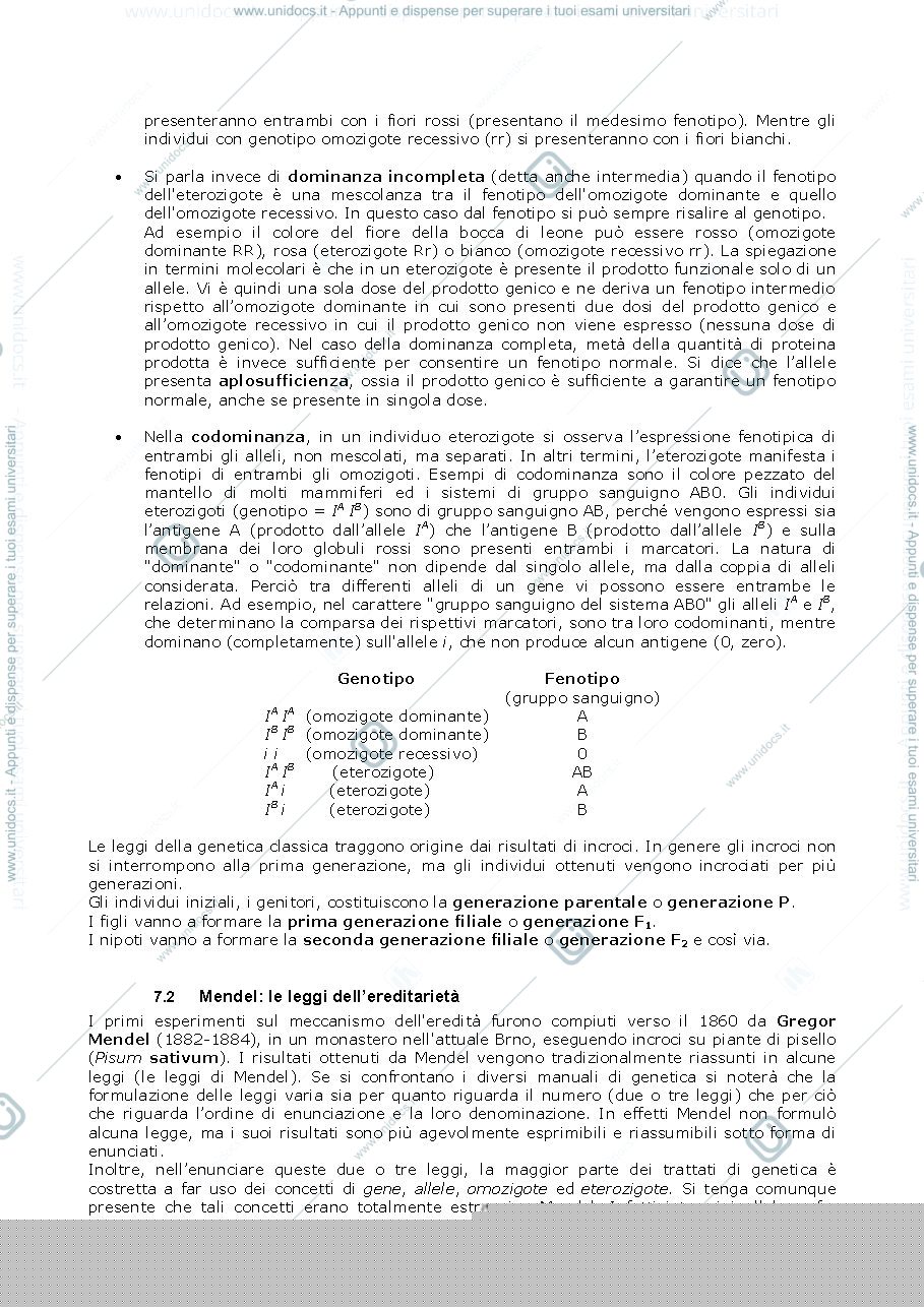 Anteprima pagina 5 — Genetica 