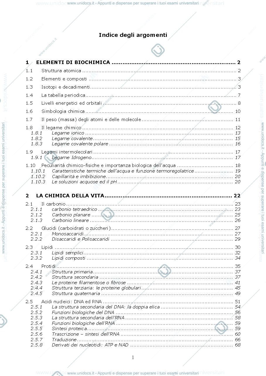 Anteprima pagina 1 — Biologia