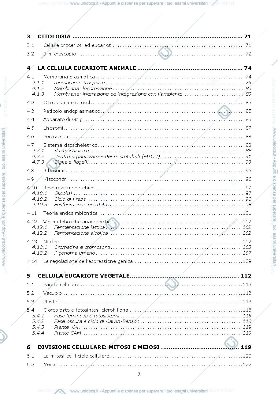 Anteprima pagina 2 — Biologia