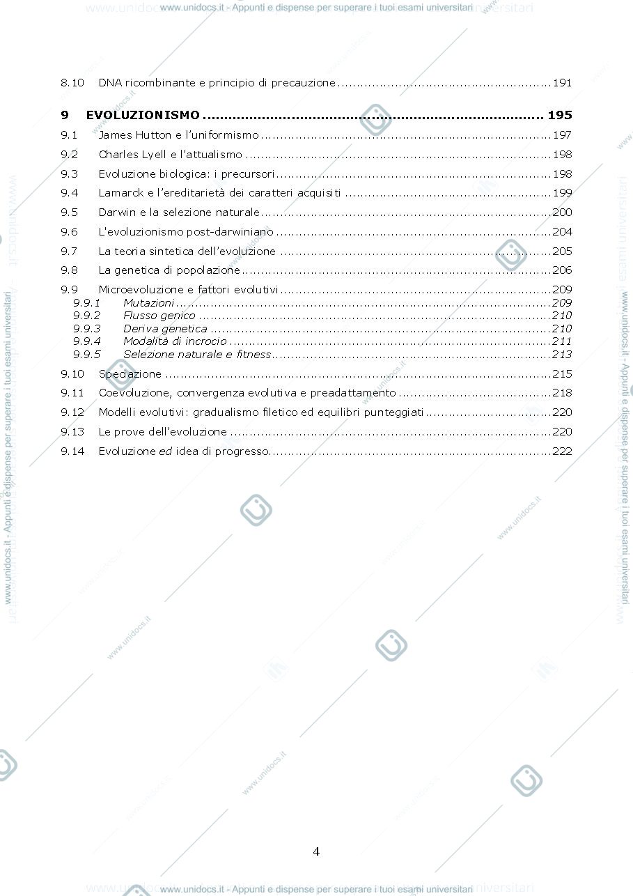 Anteprima pagina 4 — Biologia