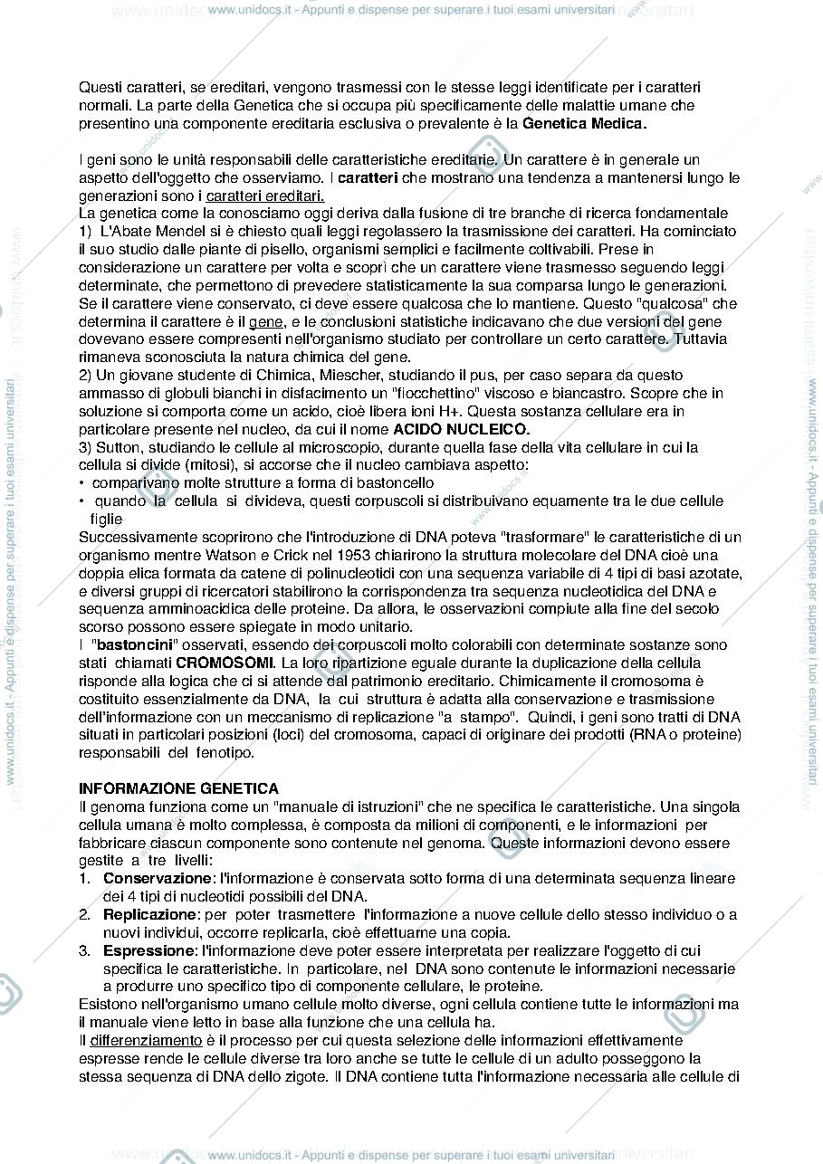 Anteprima pagina 2 — GENETICA