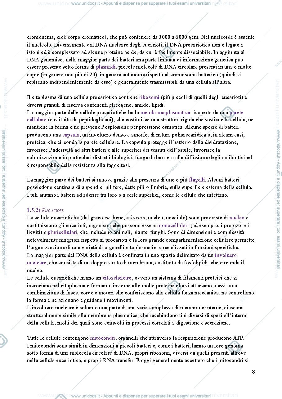 Anteprima pagina 5 — Biologia cellulare