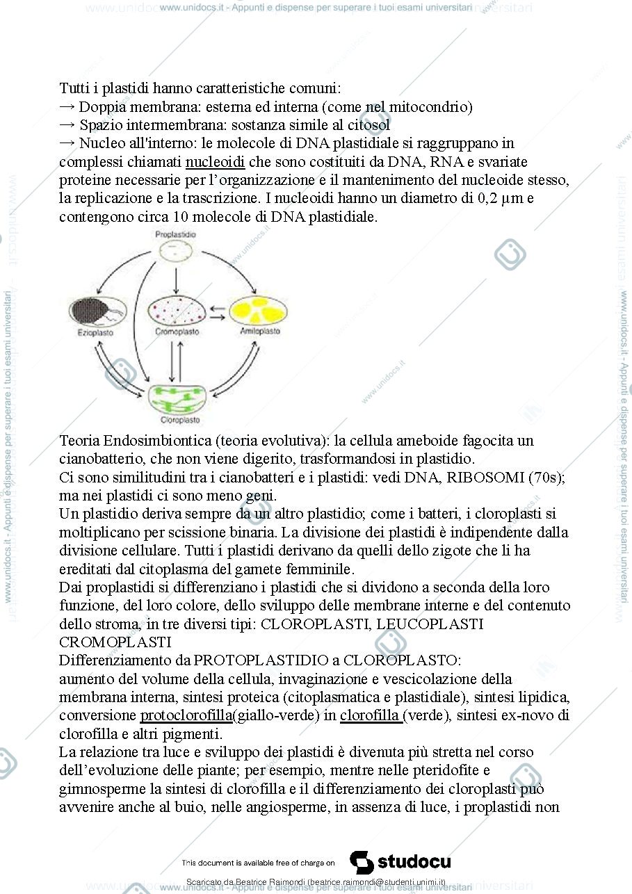 Anteprima pagina 4 — Biologia e sistematica vegetale