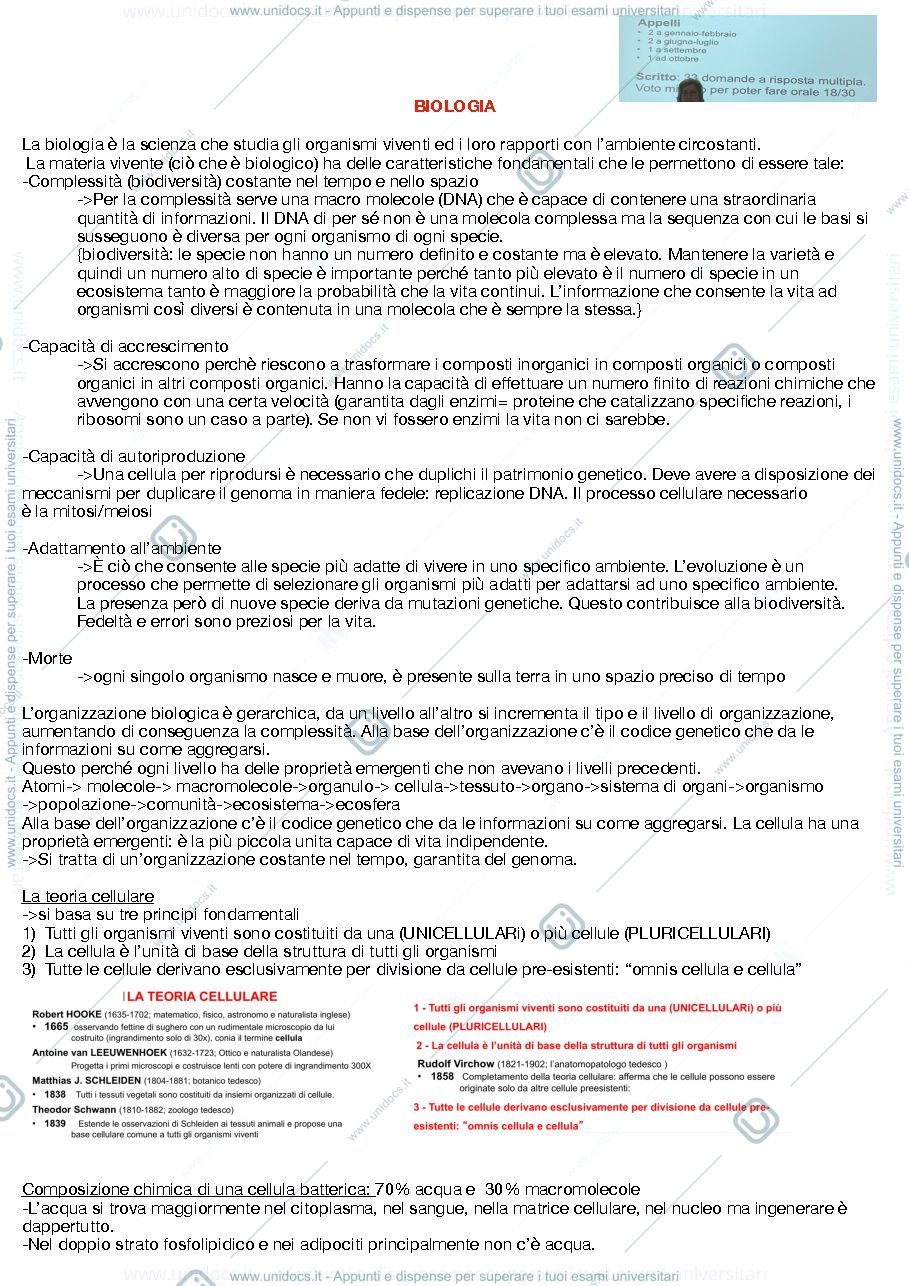 Anteprima pagina 1 — appunti lezioni