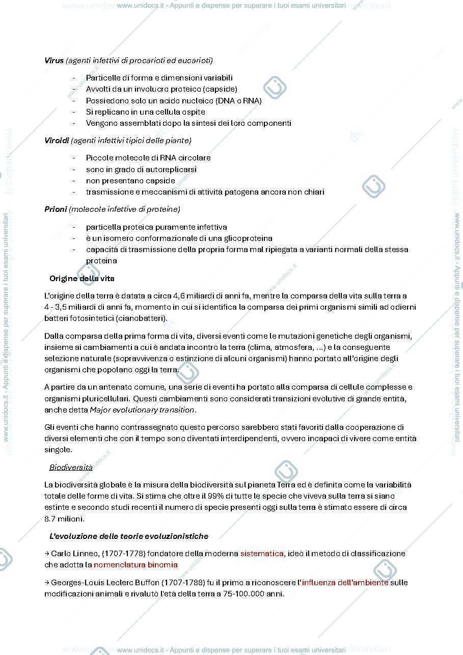 Anteprima pagina 2 — Zoologia - parte di evoluzionismo (Alberto Maria Luciano)