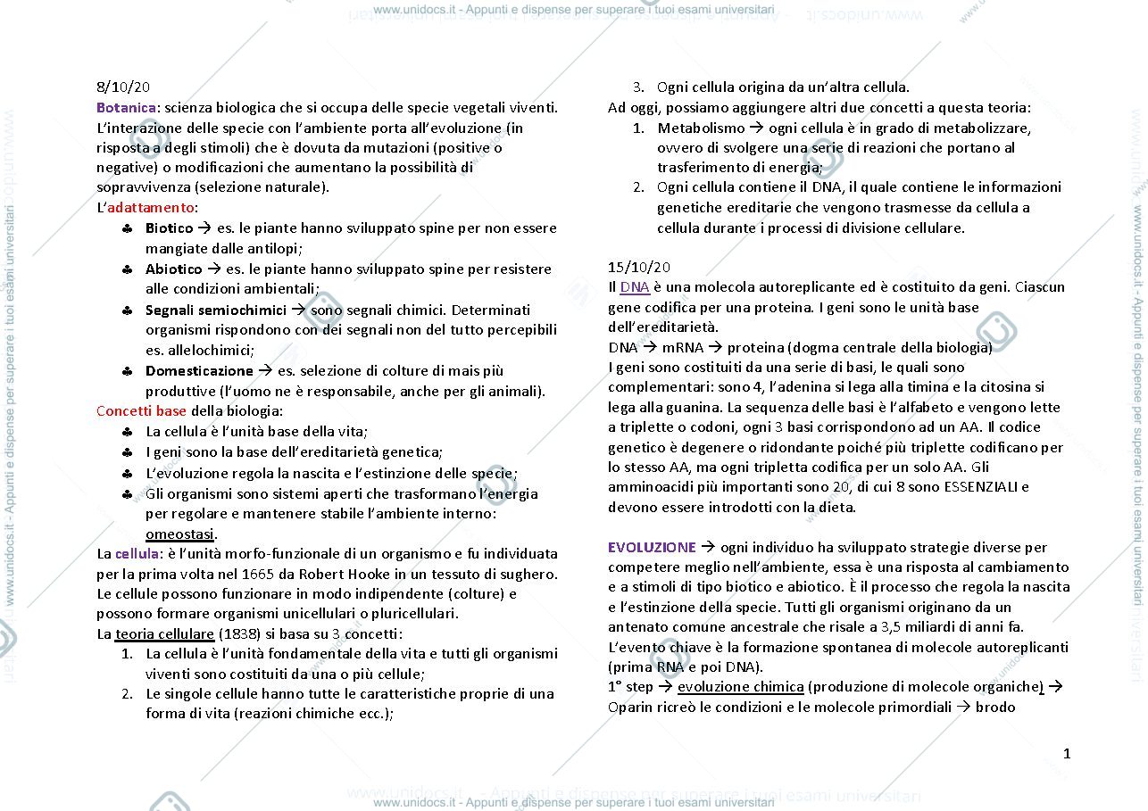 Anteprima pagina 1 — BOTANICA