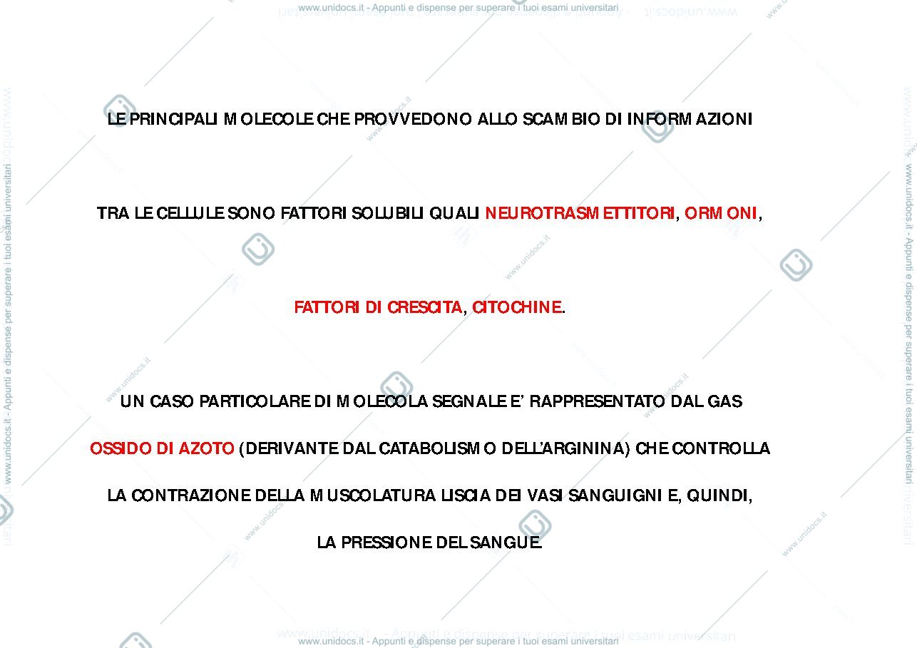 Anteprima pagina 2 — Trasduzione del segnale