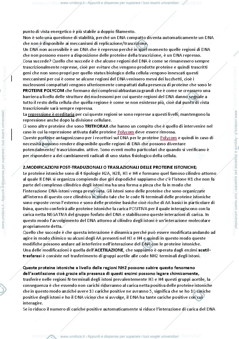 Anteprima pagina 2 — Biologia Molecolare Avanzata